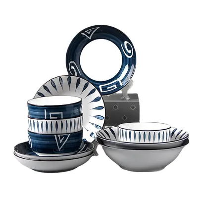 Ceramic Japanese Style Set Household Gift