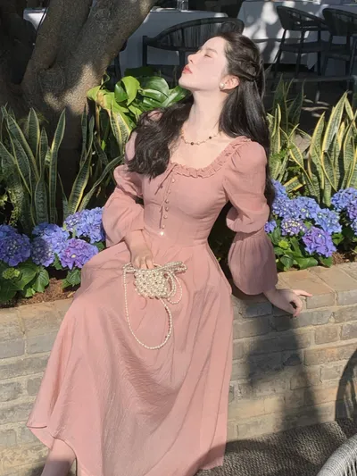 High Waist Slim Fashion Dress