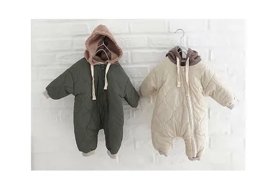 Baby Padded Quilted Kumpsuit Outing Clothes