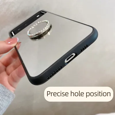 Phone Case Mirror Finger Ring Bracket