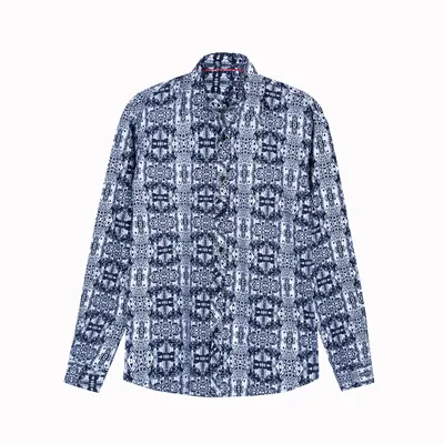 Cotton Shirt Men's Poker King Print
