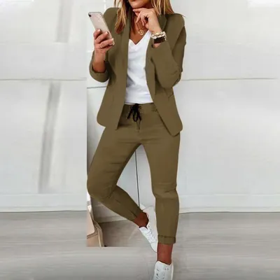 Women's Cardigan Spot Fashion  Women's Long Sleeve Solid Color