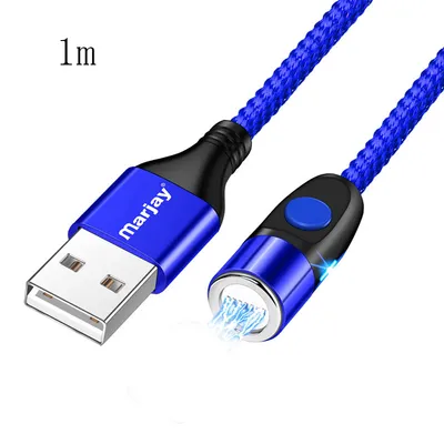 Magnetic Fast Charging Mobile Phone Data Cable Three In One