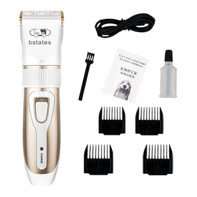 Professional Low Noise Pet Hair Clipper  Easy Grooming For Dogs & Cats