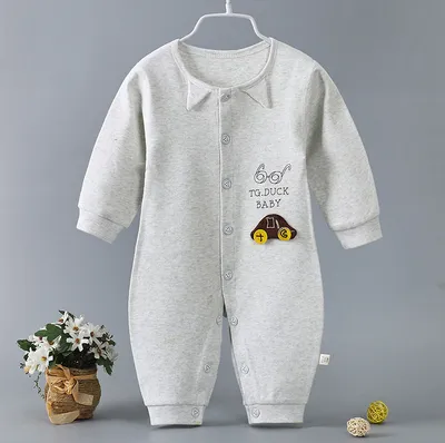 Spring new baby boneless one-piece long sleeves