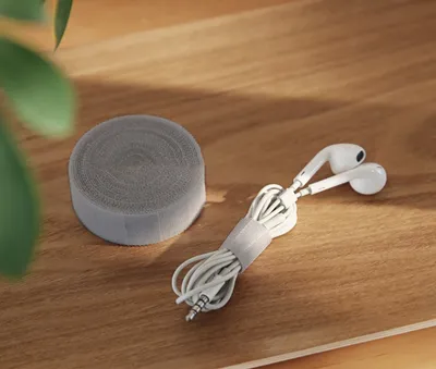 Japanese Velcro Tape With Detachable Cable Headphone Data Cable Binding Band