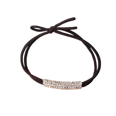 All-match fashion rhinestone hair tie