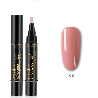 3 In 1 Nail Glue Pen  One-step Glue Phototherapy Plastic Nail Magnet Pen French Water Ripple Cat Eye Strong Magnet Pen DIY Manicure Tool Pen