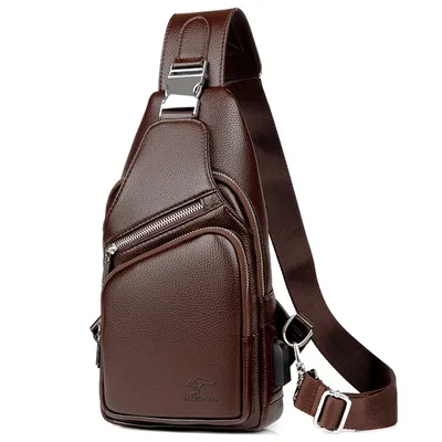 Large capacity men's chest bag