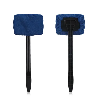 Car Window Windshield Wiper Microfiber Cloth Auto Window Cleaner Long Handle Car Washable Brush Clean Tool