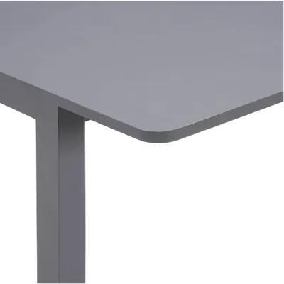 59 Extendable Dining Table, Modern House Dining Room Table For 4-8, Wooden Kitchen Table , Dining Room, Working Office, Home Living Room Furniture For Small Space, Dark Gray