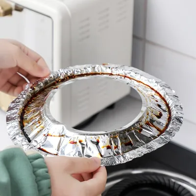 High Temperature Resistant Stove Gas Stove Aluminum Foil Sticker Kitchen Protection Cleaning Oil-proof Pad