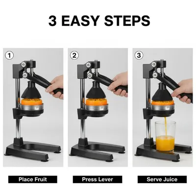 Professional Grade Citrus Juicer Hand Press Manual Fruit Juicer Orange Juice D
