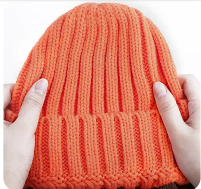 Wig Hat Integrated Knitting Wool Hat Long Curly Hair Water Ripple
