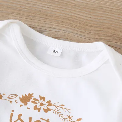 Spring And Autumn Children's Clothes Cover European And American Fashion Letters Baby Girls' Long-sleeved Trousers 3-Piece Set Baby Clothes