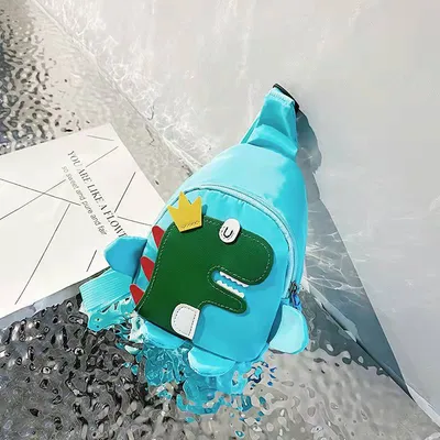Cute cartoon dinosaur messenger bag