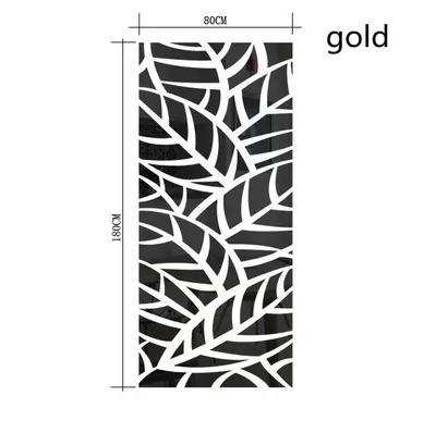 Plant Pattern Self-adhesive Mirror Modern Living Decoration