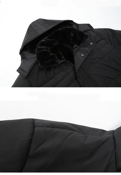Fleece Middle-aged Men's Autumn And Winter Padded Jacket