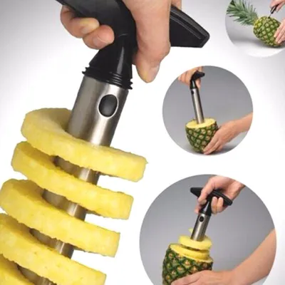 Stainless Steel Easy to use Pineapple Peeler Accessories Pineapple Slicers Fruit Cutter Corer Slicer Kitchen Tools