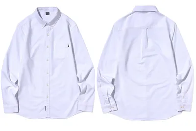 Autumn And Winter Men's Long-sleeved Casual Solid Color Shirt