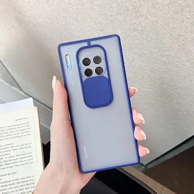 Sliding window lens for Huawei mobile phone case