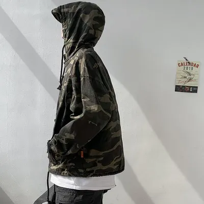 Trendy Handsome And Immortal Jacket Handsome Tooling Camouflage
