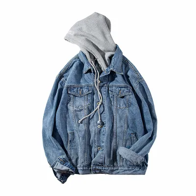 Men's Fashion Hong Kong Style Denim Jacket