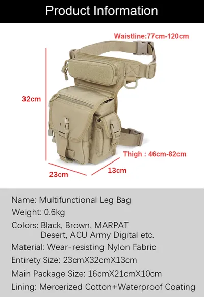 Multifunctional Leg Bag