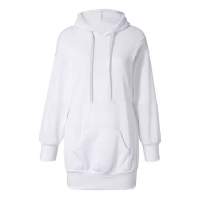 Women's hooded loose long sleeve thick sweater