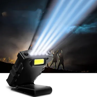 Head-mounted LED sensor light