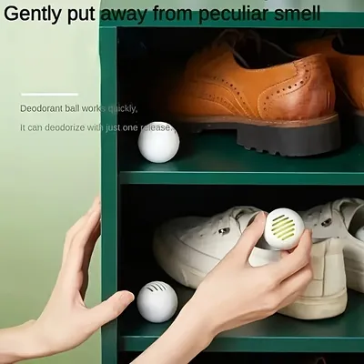Shoe Deodorant Balls, Shoe Deodorizer, Shoe Balls Odor Eliminator, Shoe Odor Refreshing Balls Car