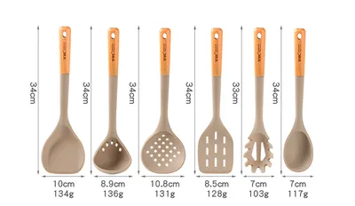 Non-stick Silicone Spatula Household High Temperature Set