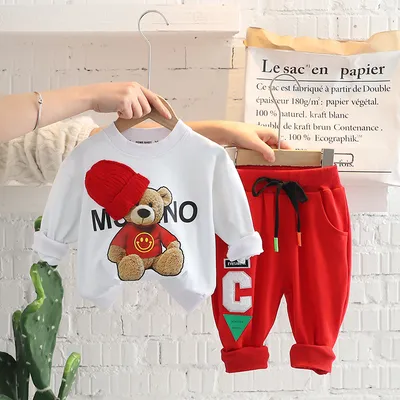 Baby Spring And Autumn Shirt Two-piece Set