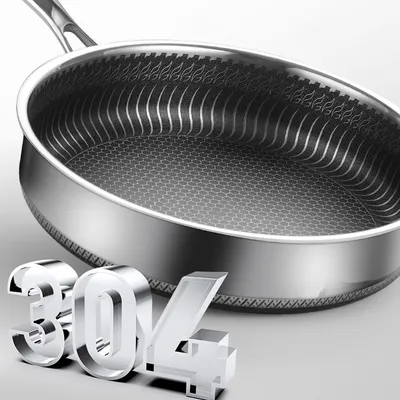 مقلاة ستيك بدون دخان من خلية العسل