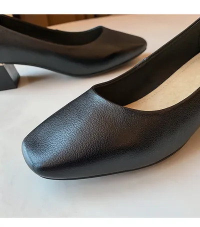 Women Thick Heel High Heeled Shoes