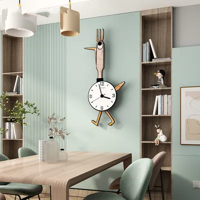 Fashion Simple Children's Cartoon Decorative Wall Clock