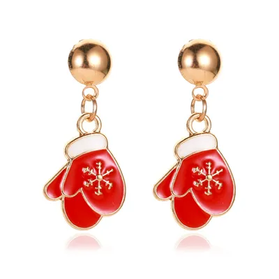Christmas Snowflake Pumpkin Rainbow Earrings Women