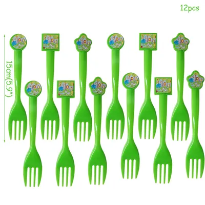 Jungle Animal Cartoon Paper Plate Disposable Tableware