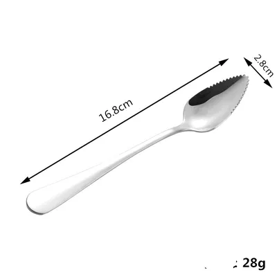 Baby Scraper Stainless Steel With Serrated