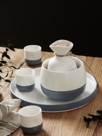 Household Japanese Style Ceramic Wine Set