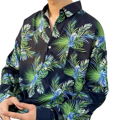 Boys Casual Long-sleeved Shirt Retro Coat