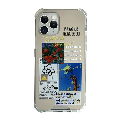 Fashion Illustration Landscape Label Mirror Phone Case