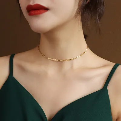 Hollow Oval Pendant Necklace For Women