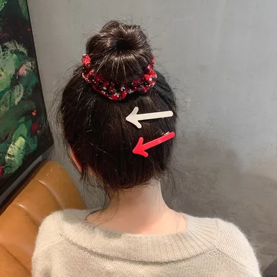 Women's Fashion Simple Halloween Large Intestine Hair Ring
