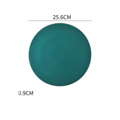 Home Simple Matte Round Sushi Plate