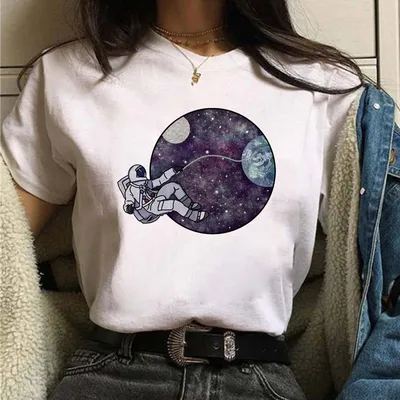 Creative Personality Printing Student Short Sleeve