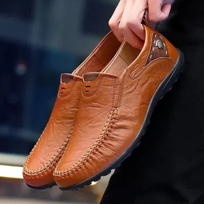 Soft Sole Casual Men's Shoes With Foot Leather Shoes