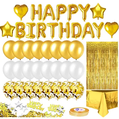 Birthday Party Supplies 2m Rose Gold Rain Silk Tablecloth Decoration Set