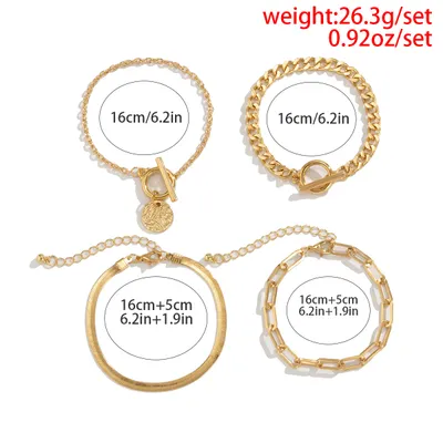 Metal Wind Hollow Chain Bracelet Snake Bone Metal Bracelet