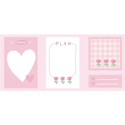 Cute fruit message note sticky note